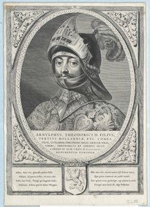 Hollanda Kontu Arnulf II (baskı) by Artist Unknown