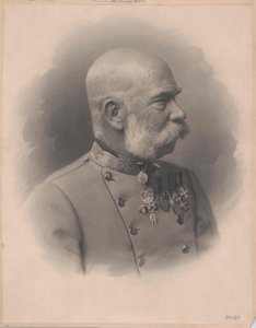 Avusturya İmparatoru I. Franz Joseph (baskı) by Artist Unknown