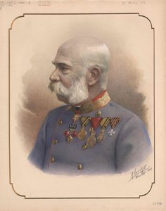 Avusturya İmparatoru I. Franz Joseph (baskı) by Artist Unknown