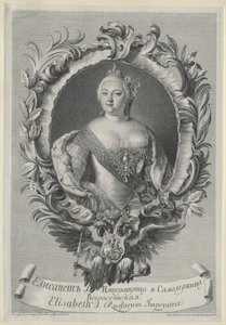 Rusya İmparatoriçesi Elisabeth by Artist Unknown