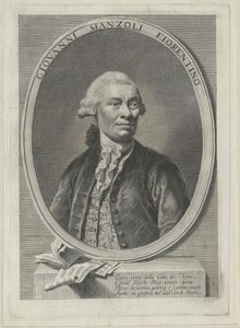 Giovanni Manzuoli (baskı) by Artist Unknown