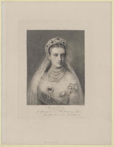 Rusya Büyük Düşesi Anastasia Mikhailovna by Artist Unknown