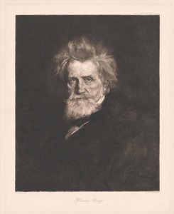 Hermann von Lingg (baskı) by Artist Unknown