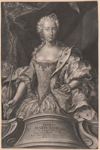 Kutsal Roma İmparatoriçesi Maria Theresa by Artist Unknown