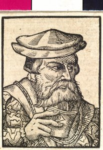 Joachim von Watt (baskı) by Artist Unknown