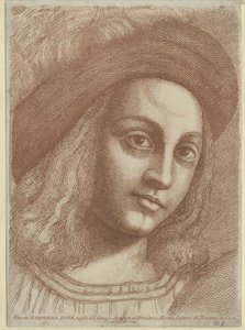 Katharina von Bora (baskı) by Artist Unknown
