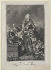 Danimarka Kralı Christian VI by Artist Unknown