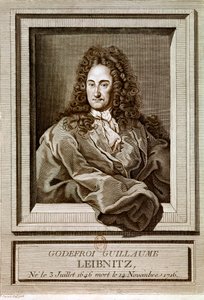 LEIBNITZ Gottfried Wilhelm von: Portre (gravür) by Artist Unknown