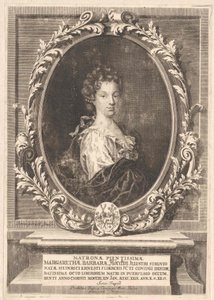 Margarethe Barbara Struve (baskı) by Artist Unknown