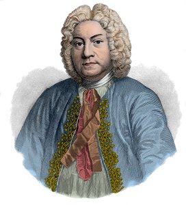 FRANCOIS COUPERIN İngiliz besteci ve orgcunun portresi (gravür) by Artist Unknown