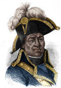 Francois Dominique Toussaint dit "Toussaint-Louverture" portresi, Haitili devlet adamı. by Artist Unknown