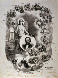 Operalarından sahneler içeren afiş (poster)