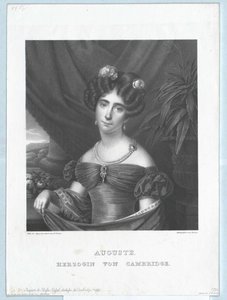 Hessen-Kassel Prensesi Auguste by Artist Unknown