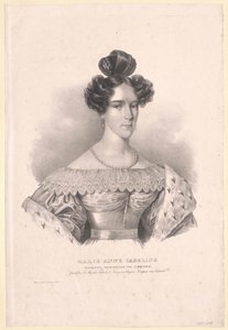 Savoyen-Sardinien Prensesi Maria Anna by Artist Unknown