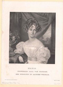 Saxe-Weimar Prensesi Eisenach Maria by Artist Unknown