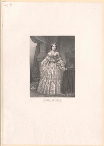 İspanya Kraliçesi Isabella II by Artist Unknown