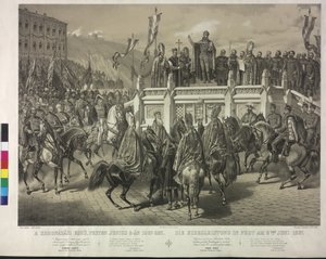Veba salgınında 8 Haziran 1867 tarihinde yapılan yemin by Artist Unknown