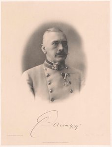 Viktor count Dankl von Krasnik (baskı) by Artist Unknown