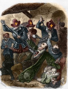 Din Savaşları. Saint Barthelemy Katliamı, 24 Ağustos by Artist Unknown