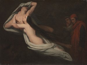Dante ve Virgil Francesca da Rimini ve Paolo