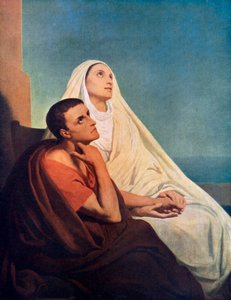 St Augustine, annesi St Monica ile birlikte, 1855 1926.
