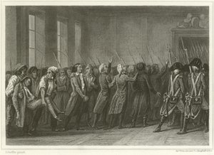 Girondistler ölüme yürüdü by Ary Scheffer