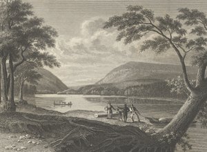 Delaware Su Boşluğu, 1830. by Asher Brown Durand
