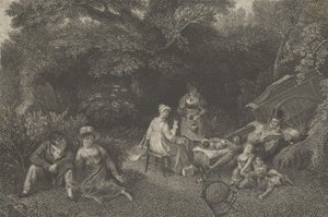 Çingene Partisi, ca. 1830. by Asher Brown Durand