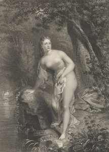Musidora, 1825. by Asher Brown Durand