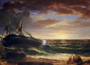 Mahsur Gemi, 1844. by Asher Brown Durand