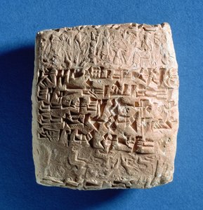 Kültepe, Türkiye, Asur, MÖ 19. yüzyıla ait tahıl satışını kaydeden tablet (pişmiş kil)