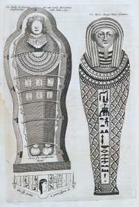 Mumyalar - Athanase Kircher tarafından “” Sphynx mystagoga” da by Athanasius Kircher