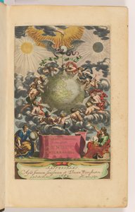 Mundus Subterraneus'un başlık sayfası by Athanasius Kircher