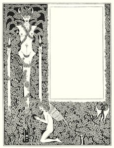 "Salome" başlık sayfası için tasarım (gravür) by Aubrey (after) Beardsley