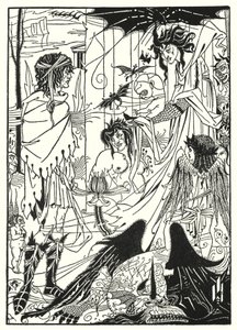 Rüyalar (gravür) by Aubrey (after) Beardsley