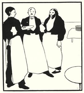 Garcons De Cafe (gravür) by Aubrey (after) Beardsley