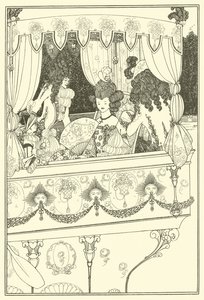 Mavna (litografi) by Aubrey (after) Beardsley