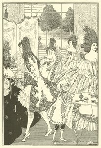 Kilidin Tecavüzü (litografi) by Aubrey (after) Beardsley