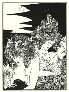 Vintage Tuzağı (gravür) by Aubrey (after) Beardsley