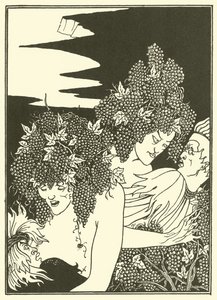 Vintage Tuzağı (litografi) by Aubrey (after) Beardsley
