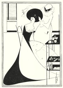 Salome Tuvaleti (gravür) by Aubrey (after) Beardsley