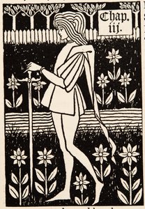 Bir sayfa. Bölüm Başlığı by Aubrey Beardsley