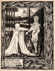 Arthur ve Tuhaf Manto by Aubrey Beardsley
