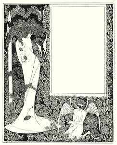İçindekiler kenarlık tasarımı by Aubrey Beardsley