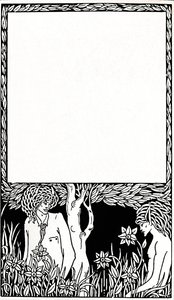 Pagan Kağıtlarının Başlık Sayfası Tasarımı, 1893, 1914 by Aubrey Beardsley