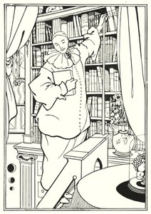"Pierrot" ön kapağı için tasarım by Aubrey Beardsley