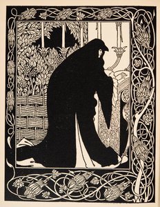 Kraliçe Guenever Onu Nasıl Rahibe Yaptı by Aubrey Beardsley
