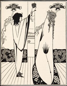 Sör Tristram Aşk İçkisini Nasıl İçti by Aubrey Beardsley