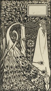 Sir Thomas Malory tarafından yazılan Le Morte dArthur kitabının illüstrasyonu, 1893-1894 by Aubrey Beardsley