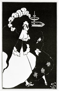 Messaline ve bir genelevden dönen refakatçi, 1894 dolayları by Aubrey Beardsley
